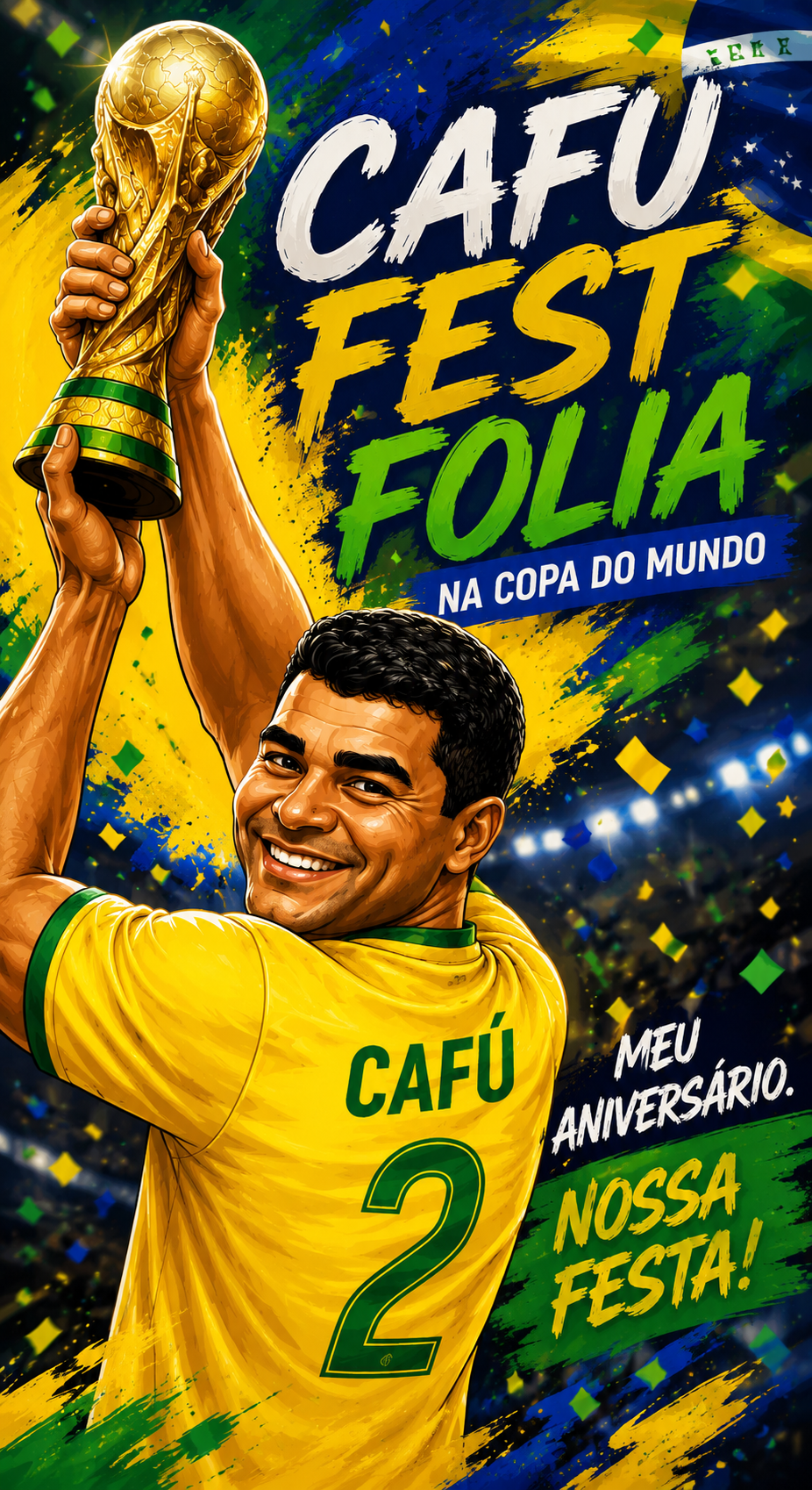 Convite Cafú Fest Folia